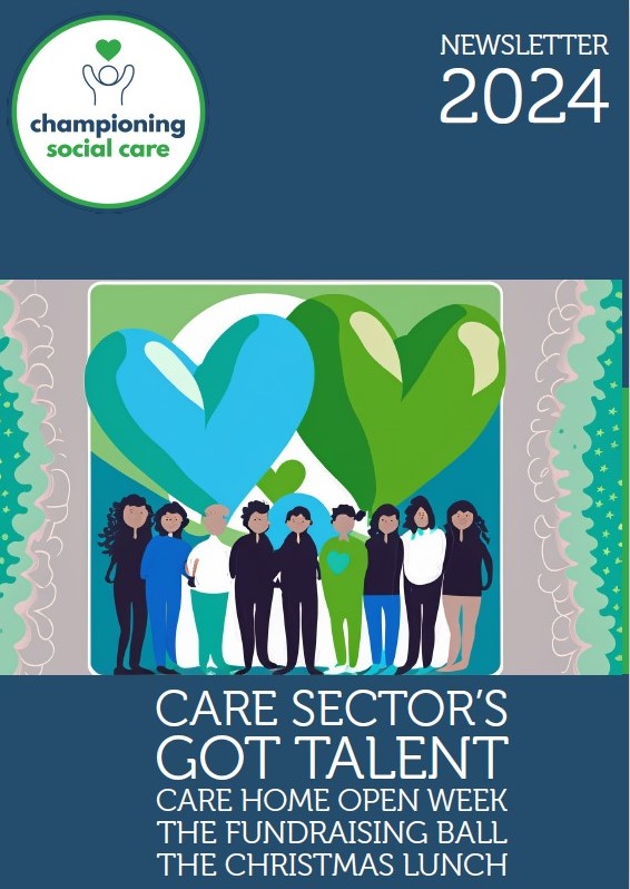 Front page of the Championing Social Care newsletter
